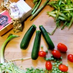 Ingredients for a frittata