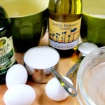 ingredients for a pound cake