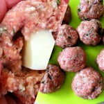 Fontina stuffed meatball