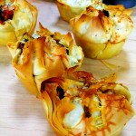 veggie bundle in phyllo