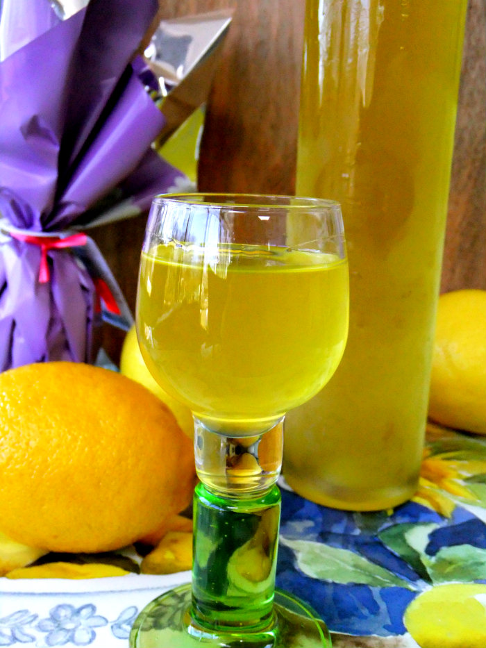 Sipping limoncello