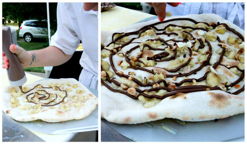 Nutella pizza