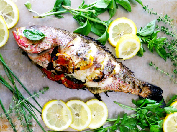 grilled red snapper