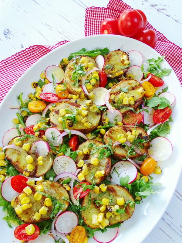grilled potato salad