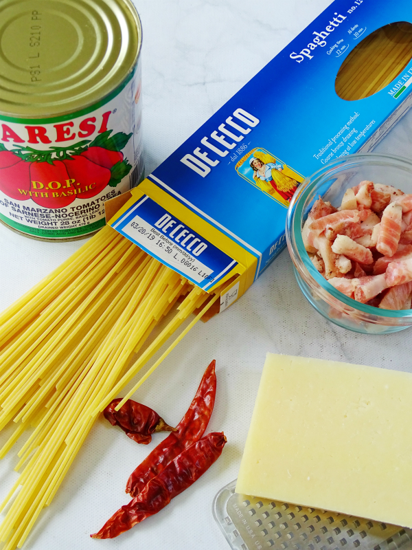 amatriciana sauce ingredients