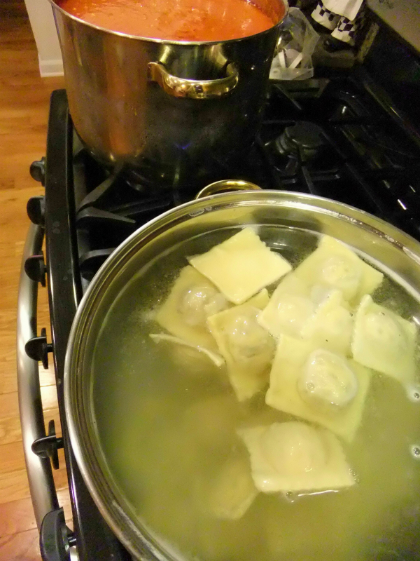 homemade ravioli
