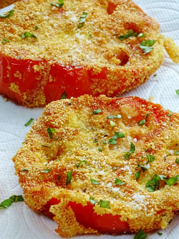 fried red tomatoes