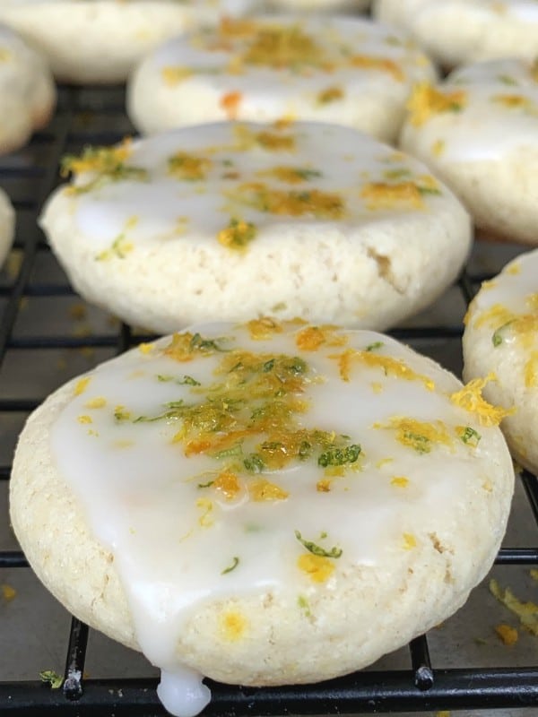 triple zested ricotta cookies