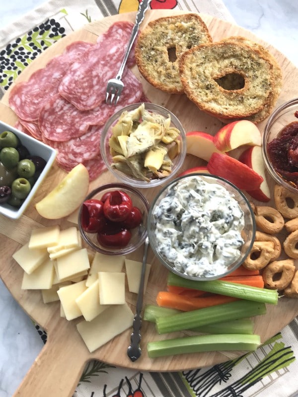 cheese and meat board