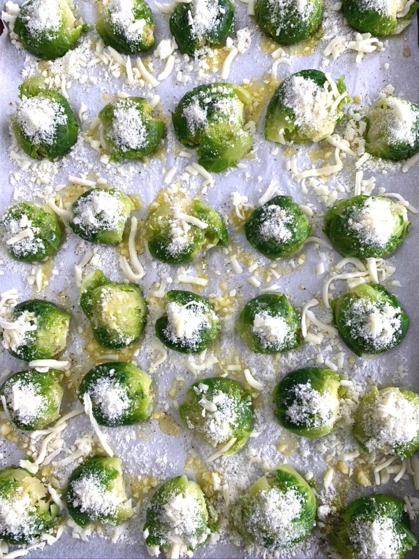 chessed up brussel sprouts