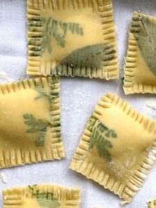 Four Cheese Ravioli with Herb Embedded Pasta - Proud Italian Cook