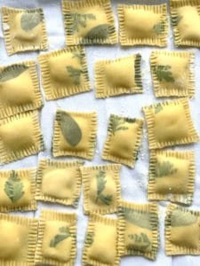 Four Cheese Ravioli with Herb Embedded Pasta - Proud Italian Cook