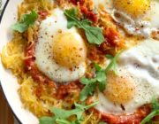 spaghetti squash and eggs