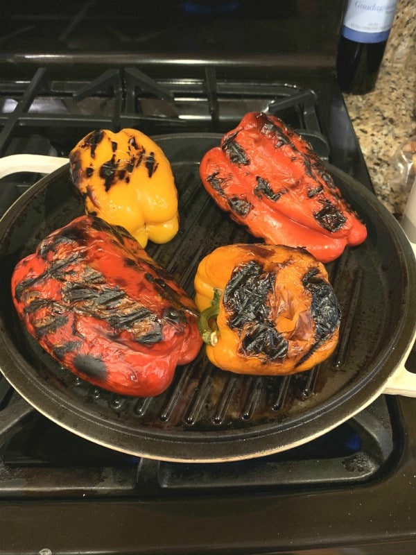 blistering peppers