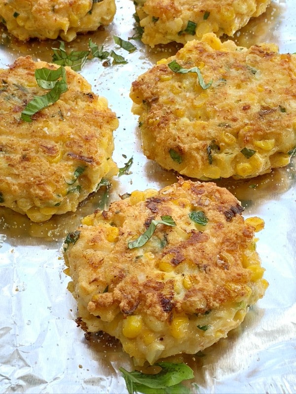 shrimp and corn fritters