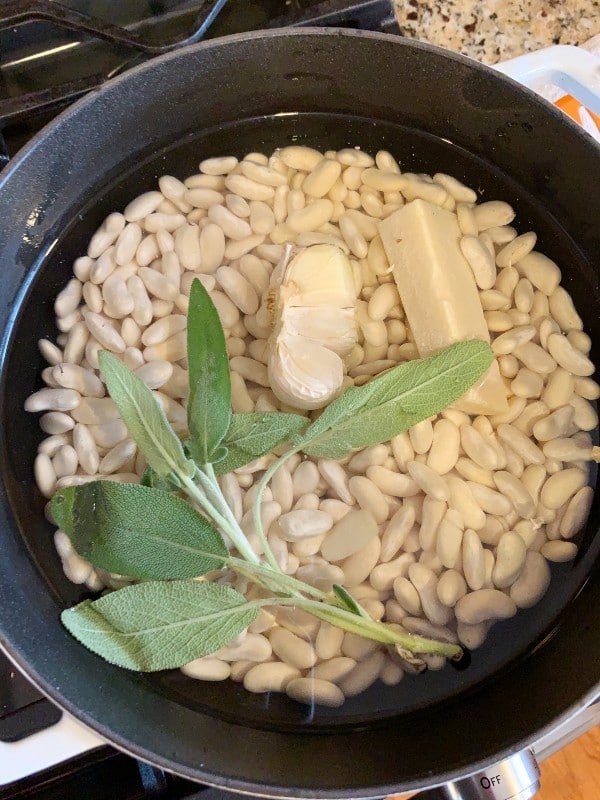 simmered beans