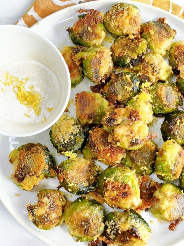 smashed sprouts