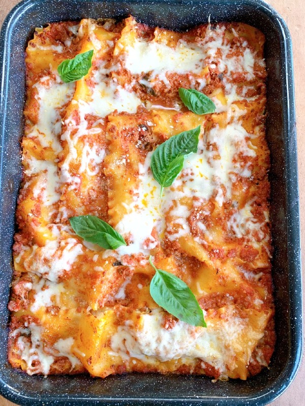 full pan lasagna