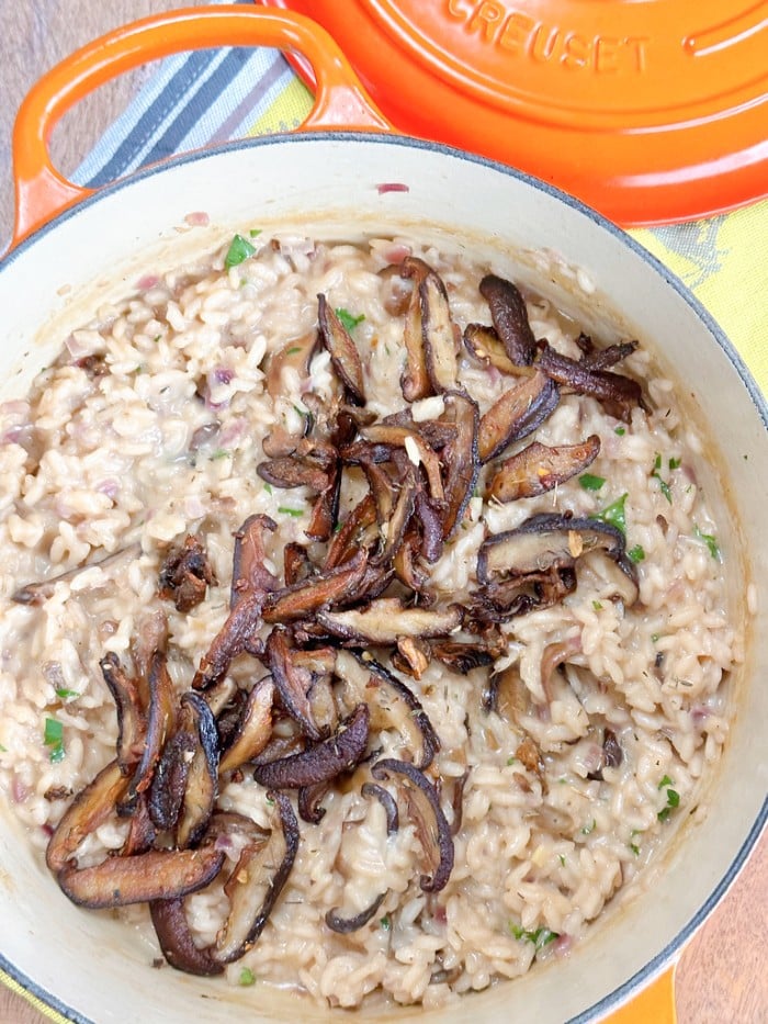 mushroom risotto