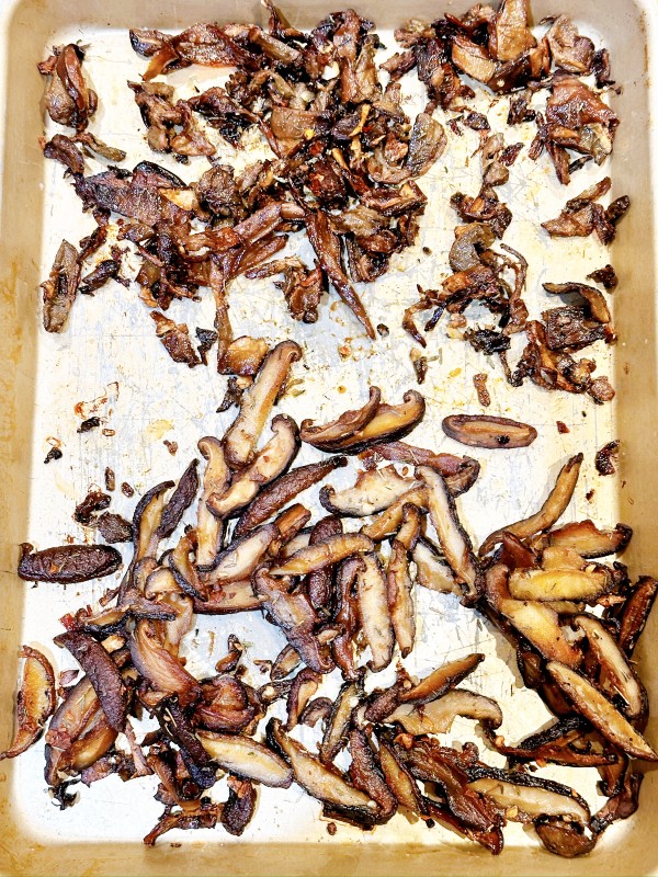 porcini and shiitake