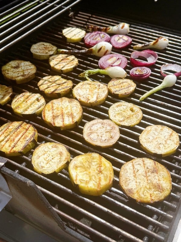 grilled eggplant