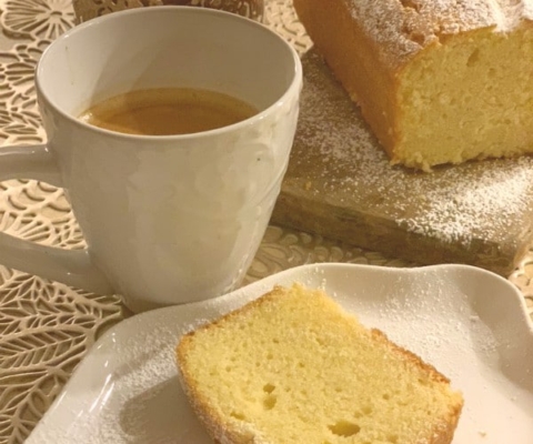 cake and coffee