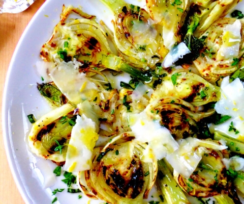 grilled fennel salad