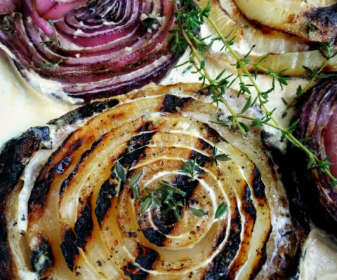 grilled onions
