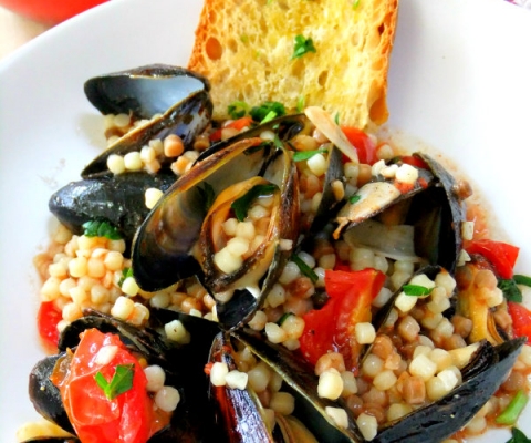 mussels with fregola