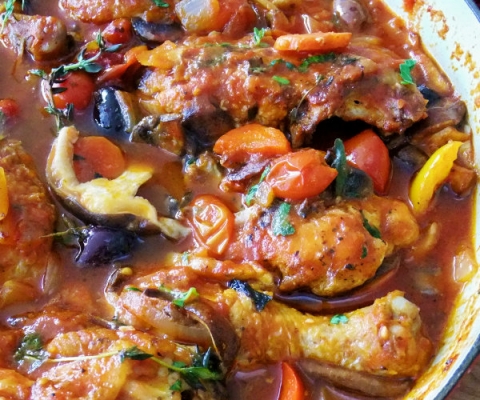 chicken cacciatore