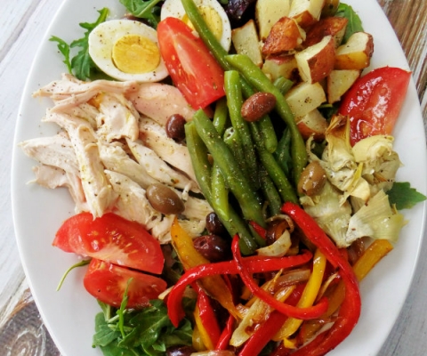 chicken nicoise salad
