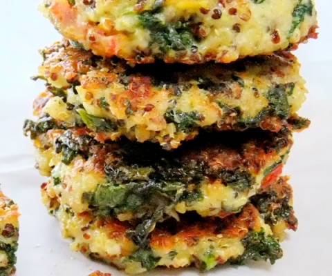 quinoa and kale patties