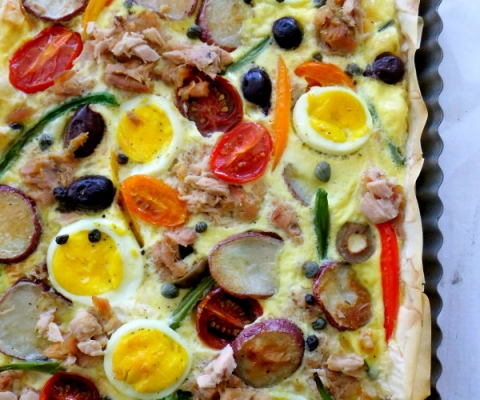 tuna nicoise tart
