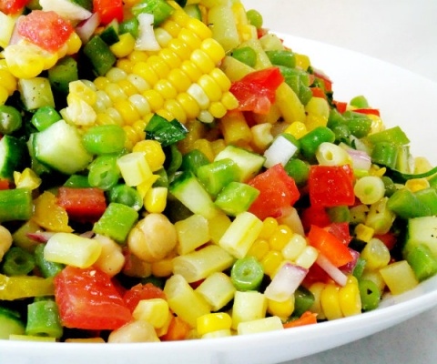 chopped veggie salad