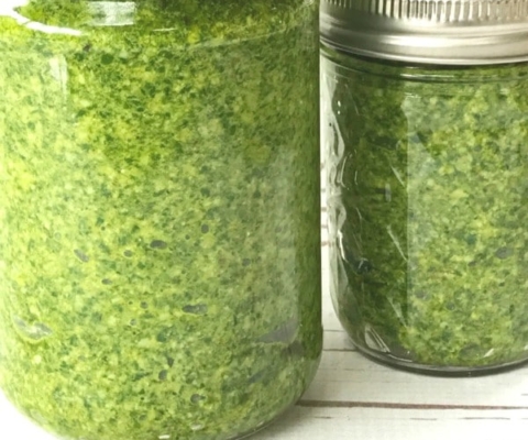 jars of pesto
