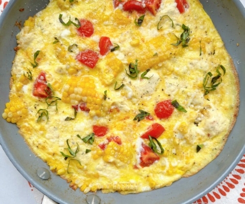 corn frittata
