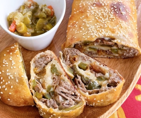 Beef stomboli