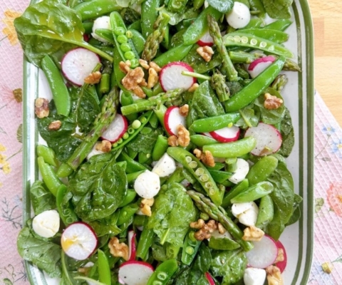 snap pea spring salaD